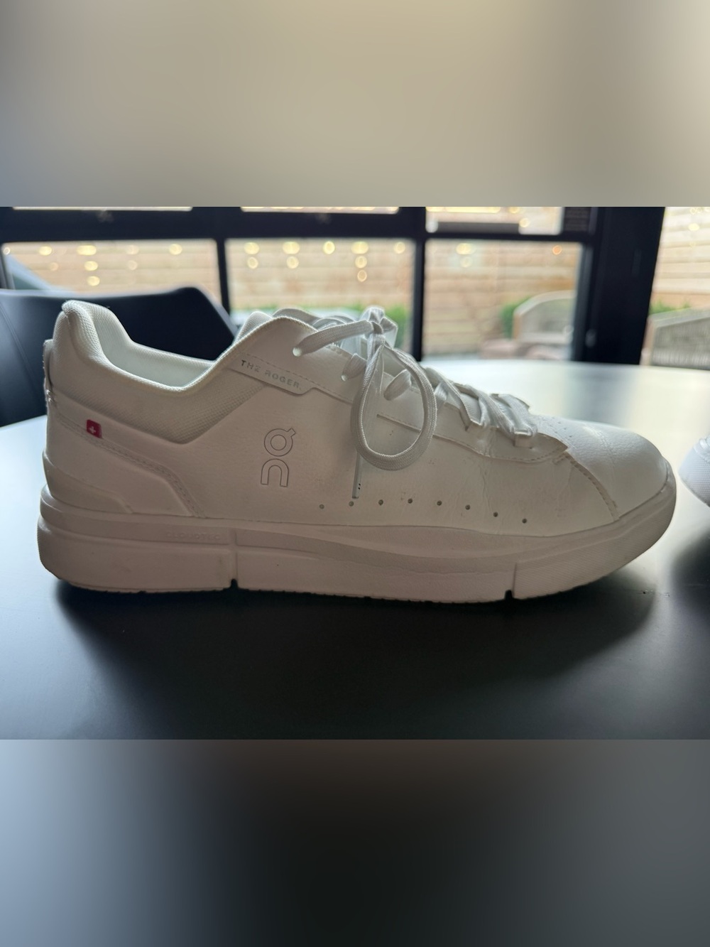 On - THE ROGER Advantage Men’s Tennis Sneakers - Size 11 - White